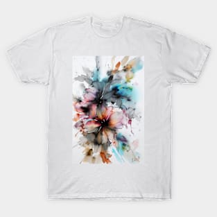 Watercolor and Ink florals4 T-Shirt